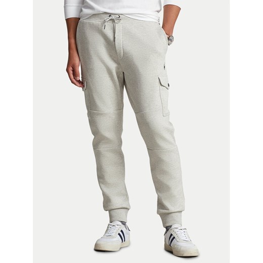 Polo Ralph Lauren Spodnie dresowe 710881522006 Szary Regular Fit ze sklepu MODIVO w kategorii Spodnie męskie - zdjęcie 182605426