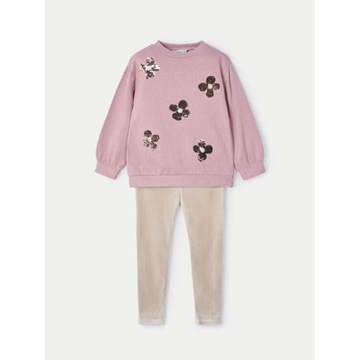 Mayoral Komplet bluza i legginsy 4706 Różowy Regular Fit ze sklepu MODIVO w kategorii Komplety dziewczęce - zdjęcie 182605456