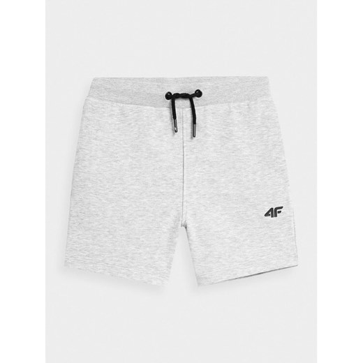 4F Szorty sportowe 4FJSS23TSHOM048 Szary Regular Fit ze sklepu MODIVO w kategorii Spodenki chłopięce - zdjęcie 182605645