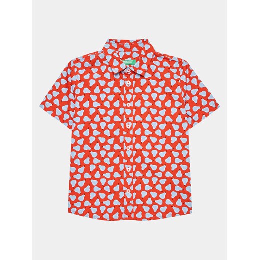 United Colors Of Benetton Koszula 5JFLGQ010 Kolorowy Regular Fit ze sklepu MODIVO w kategorii Koszule chłopięce - zdjęcie 182605706