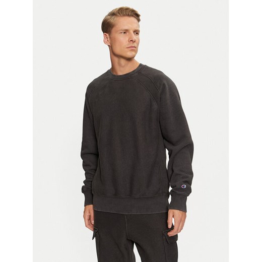 Champion Bluza Reverse Weave 218644 Czarny Regular Fit ze sklepu MODIVO w kategorii Bluzy męskie - zdjęcie 182605748