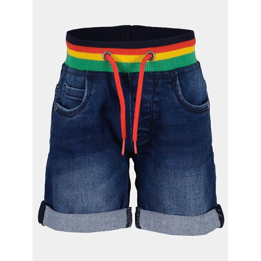 Blue Seven Szorty jeansowe 942527 X Granatowy Regular Fit ze sklepu MODIVO w kategorii Spodenki niemowlęce - zdjęcie 182605749