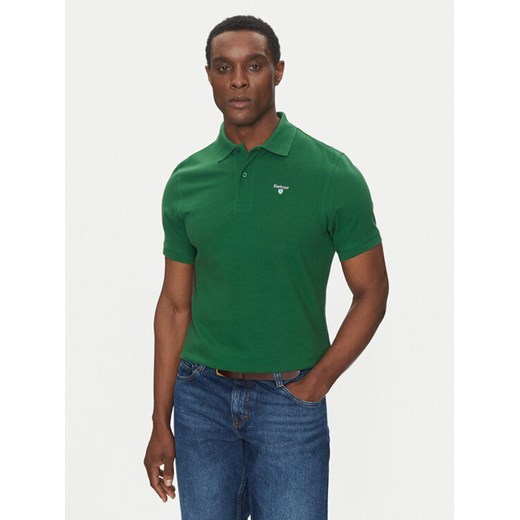 Barbour Polo Original Sports MML0358OL72 Zielony Tailored Fit ze sklepu MODIVO w kategorii T-shirty męskie - zdjęcie 182605756