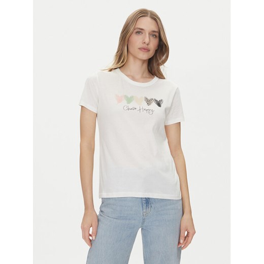 JDY T-Shirt Michigan 15311702 Biały Regular Fit ze sklepu MODIVO w kategorii Bluzki damskie - zdjęcie 182605769