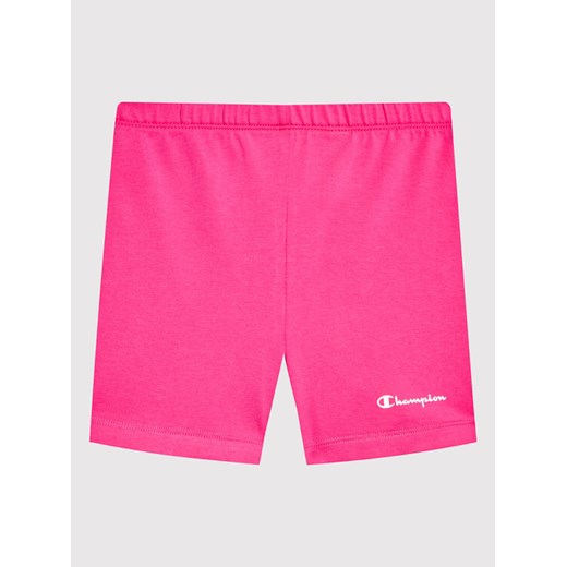 Champion Szorty sportowe 404326 Różowy Slim Fit ze sklepu MODIVO w kategorii Spodenki dziewczęce - zdjęcie 182605815