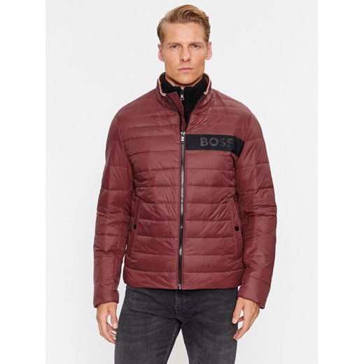BOSS Kurtka przejściowa Darolus 50464308 Czerwony Regular Fit ze sklepu MODIVO w kategorii Kurtki męskie - zdjęcie 182605836