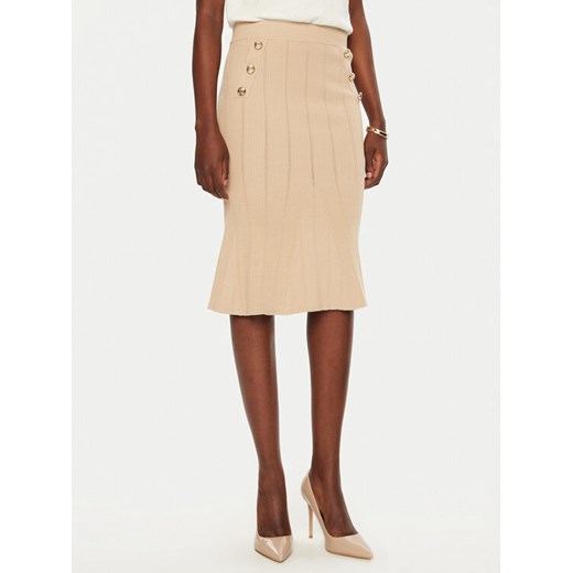 Marciano Guess Spódnica midi 5RGD07 5810Z Beżowy Regular Fit ze sklepu MODIVO w kategorii Spódnice - zdjęcie 182605845