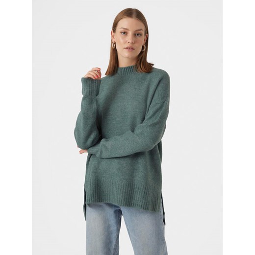Vero Moda Sweter 10269229 Zielony Regular Fit ze sklepu MODIVO w kategorii Swetry damskie - zdjęcie 182605867