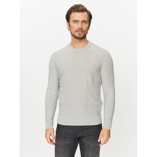 Boss Sweter Avac_C 50501762 Szary Regular Fit ze sklepu MODIVO w kategorii Swetry męskie - zdjęcie 182605875