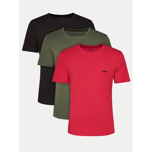 Hugo Komplet 3 t-shirtów 50480088 Kolorowy Regular Fit ze sklepu MODIVO w kategorii T-shirty męskie - zdjęcie 182605926