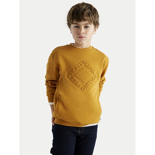 Mayoral Bluza 7448 Żółty Regular Fit ze sklepu MODIVO w kategorii Bluzy chłopięce - zdjęcie 182605935