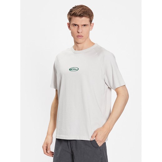 Quiksilver T-Shirt Alpha Dog EQYKT04279 Szary Regular Fit ze sklepu MODIVO w kategorii T-shirty męskie - zdjęcie 182605959
