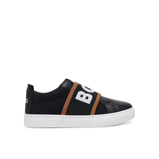 BOSS Sneakersy J51655 M Czarny ze sklepu MODIVO w kategorii Buty sportowe dziecięce - zdjęcie 182605999