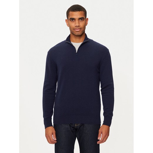United Colors Of Benetton Sweter 1002U201I Granatowy Regular Fit ze sklepu MODIVO w kategorii Swetry męskie - zdjęcie 182606008