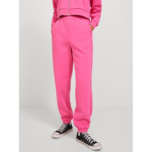 JJXX Spodnie dresowe Abbie 12223960 Różowy Relaxed Fit ze sklepu MODIVO w kategorii Spodnie damskie - zdjęcie 182606038