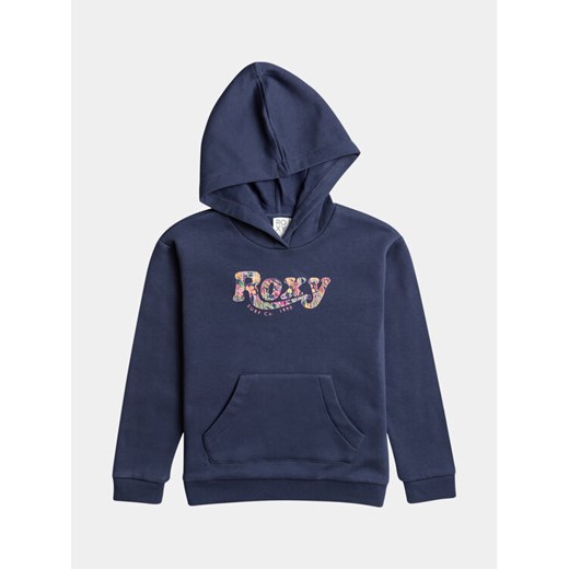 Roxy Bluza Wildestdreamsha Otlr ERGFT03880 Granatowy Regular Fit ze sklepu MODIVO w kategorii Bluzy dziewczęce - zdjęcie 182606045