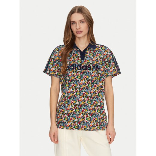 adidas Polo Liberty London Football JC7786 Kolorowy Loose Fit ze sklepu MODIVO w kategorii Bluzki damskie - zdjęcie 182606075