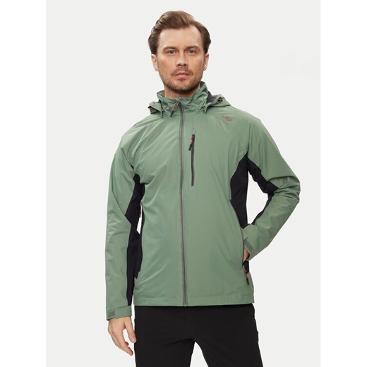 CMP Kurtka przeciwdeszczowa 34Z5147 Zielony Regular Fit ze sklepu MODIVO w kategorii Kurtki męskie - zdjęcie 182606086