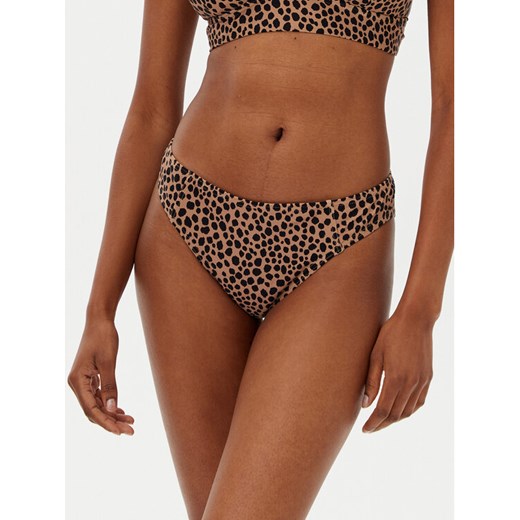 MICHAEL Michael Kors Dół od bikini MM54110 Beżowy ze sklepu MODIVO w kategorii Stroje kąpielowe - zdjęcie 182606126