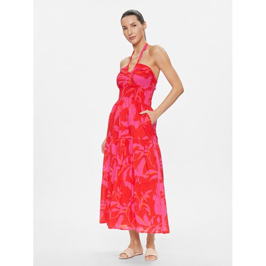 Seafolly Sukienka letnia SEAFOLLY-55162-DR Czerwony Regular Fit ze sklepu MODIVO w kategorii Sukienki - zdjęcie 182606235