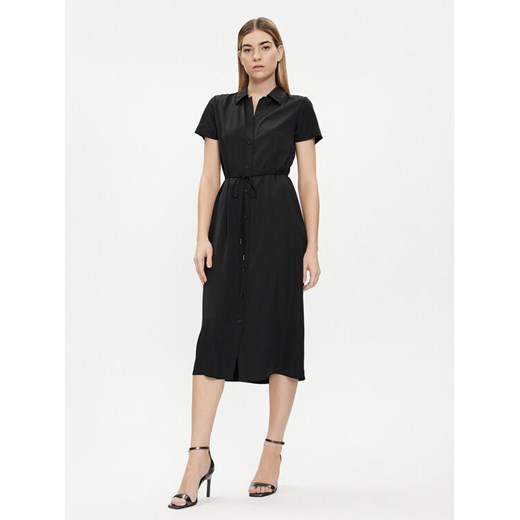 Calvin Klein Sukienka koszulowa K20K206657 Czarny Regular Fit ze sklepu MODIVO w kategorii Sukienki - zdjęcie 182606249