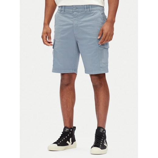Pepe Jeans Szorty materiałowe Seasonal PM801179 Niebieski Regular Fit ze sklepu MODIVO w kategorii Spodenki męskie - zdjęcie 182606319