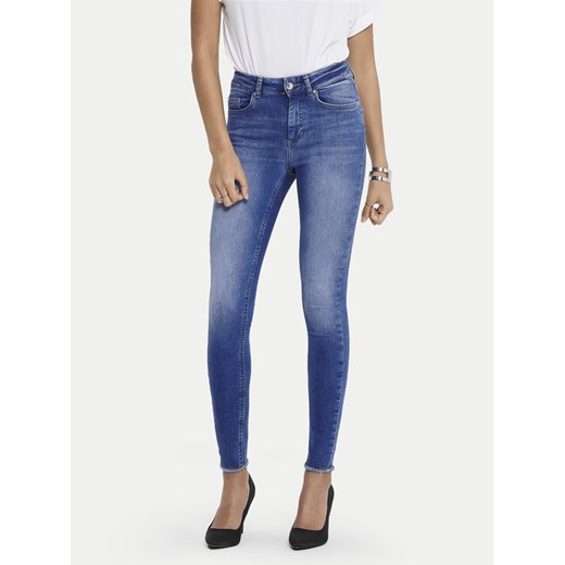 ONLY Jeansy Blush 15195681 Niebieski Skinny Fit ze sklepu MODIVO w kategorii Jeansy damskie - zdjęcie 182606395