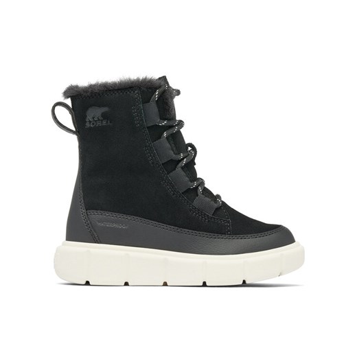Sorel Śniegowce Explorer™III Lace Wp 2088512010 Czarny ze sklepu MODIVO w kategorii Buty zimowe dziecięce - zdjęcie 182606398
