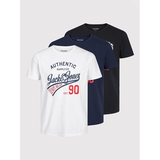 Jack&Jones Komplet 3 t-shirtów Ethan 12221269 Kolorowy Regular Fit ze sklepu MODIVO w kategorii T-shirty męskie - zdjęcie 182606426
