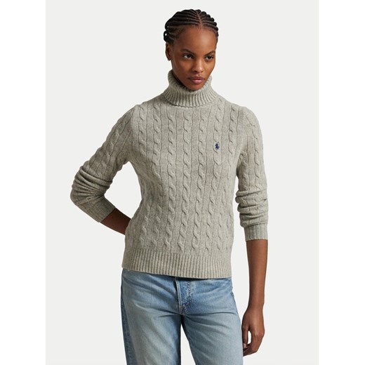Polo Ralph Lauren Golf 211888686002 Szary Regular Fit ze sklepu MODIVO w kategorii Swetry damskie - zdjęcie 182606449