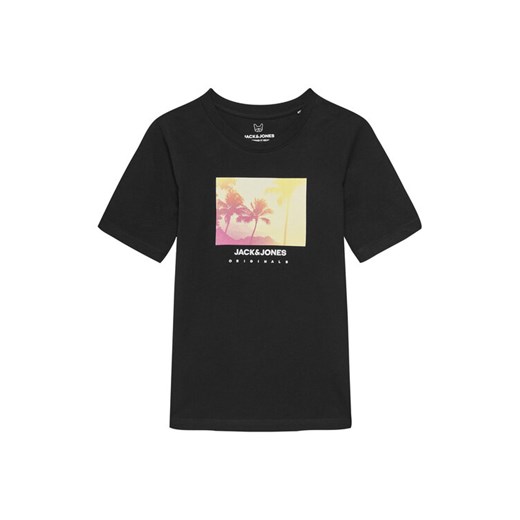 Jack&Jones Junior T-Shirt Varenna 12278349 Czarny Regular Fit ze sklepu MODIVO w kategorii T-shirty chłopięce - zdjęcie 182606555