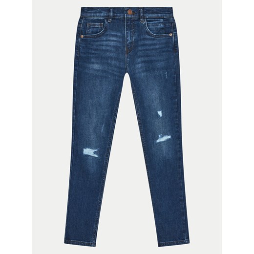 Guess Jeansy L4BA03 D4GV0 Granatowy Regular Fit ze sklepu MODIVO w kategorii Spodnie dziewczęce - zdjęcie 182606586