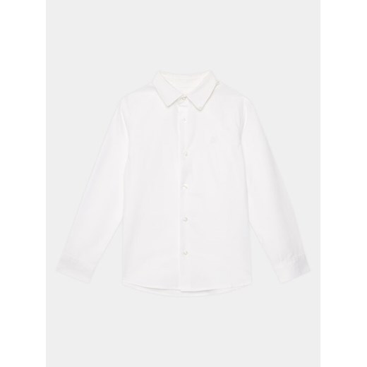 United Colors Of Benetton Koszula 5DGXCQ00T Biały Regular Fit ze sklepu MODIVO w kategorii Koszule chłopięce - zdjęcie 182606627