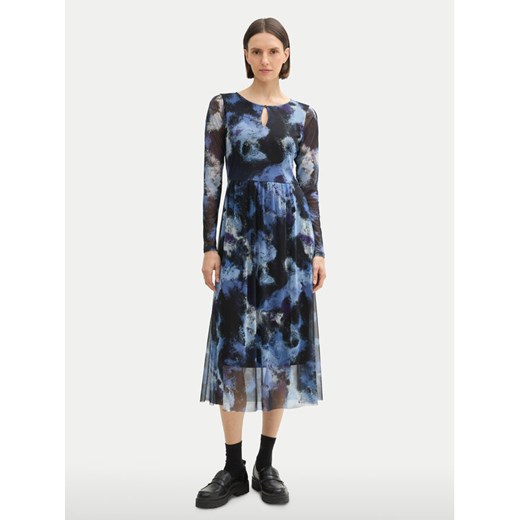 Tom Tailor Sukienka codzienna 1043038 Niebieski Regular Fit ze sklepu MODIVO w kategorii Sukienki - zdjęcie 182606719