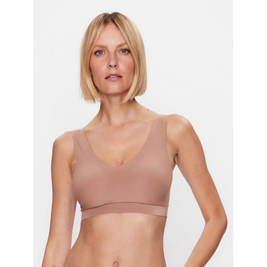 Chantelle Biustonosz top Soft Stretch C16A10 Brązowy ze sklepu MODIVO w kategorii Biustonosze - zdjęcie 182606738