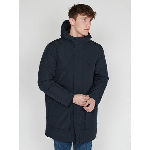 Matinique Płaszcz zimowy 30206834 Granatowy Regular Fit ze sklepu MODIVO w kategorii Płaszcze męskie - zdjęcie 182606829
