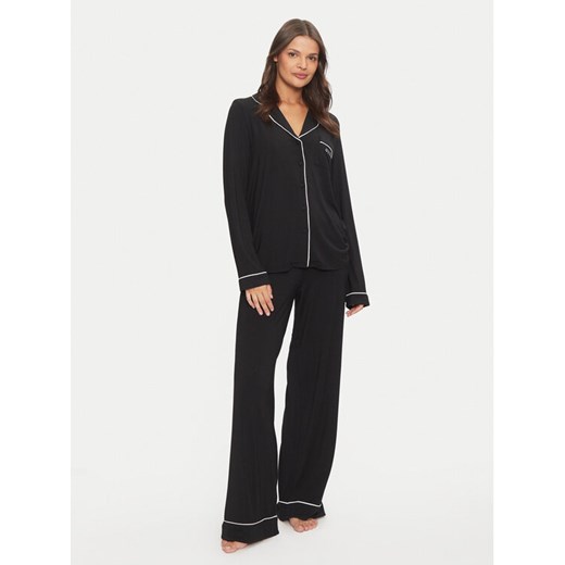 Guess Piżama Carlyn O4BX07 KCIN2 Czarny Regular Fit ze sklepu MODIVO w kategorii Piżamy damskie - zdjęcie 182606859