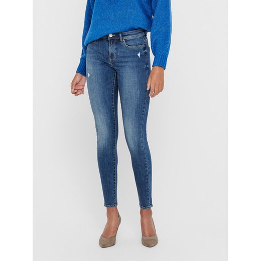 ONLY Jeansy Wauw 15219241 Niebieski Skinny Fit ze sklepu MODIVO w kategorii Jeansy damskie - zdjęcie 182606878