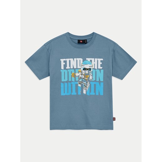 LEGO T-Shirt Ninjago 12011416 Niebieski Regular Fit ze sklepu MODIVO w kategorii T-shirty chłopięce - zdjęcie 182606918