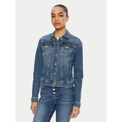 Tommy Jeans Kurtka jeansowa Vivianne DW0DW20158 Granatowy Regular Fit ze sklepu MODIVO w kategorii Kurtki damskie - zdjęcie 182606919