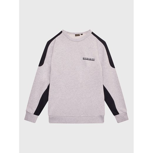 Napapijri Bluza B-Pinta NP0A4GXC M Szary Regular Fit ze sklepu MODIVO w kategorii Bluzy chłopięce - zdjęcie 182606927