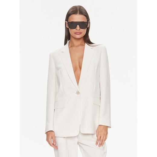 Boss Marynarka Jocaluah 50490053 Écru Regular Fit ze sklepu MODIVO w kategorii Marynarki damskie - zdjęcie 182606935