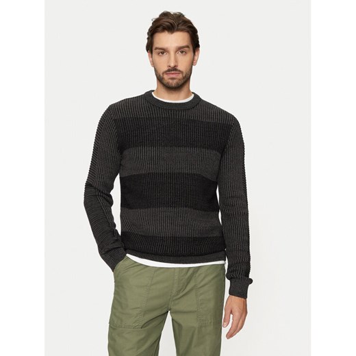 Jack&Jones Sweter Hugo 12258607 Czarny Regular Fit ze sklepu MODIVO w kategorii Swetry męskie - zdjęcie 182606975