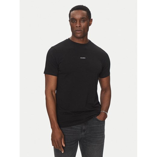 KARL LAGERFELD T-Shirt 755030 552235 Czarny Regular Fit ze sklepu MODIVO w kategorii T-shirty męskie - zdjęcie 182607029