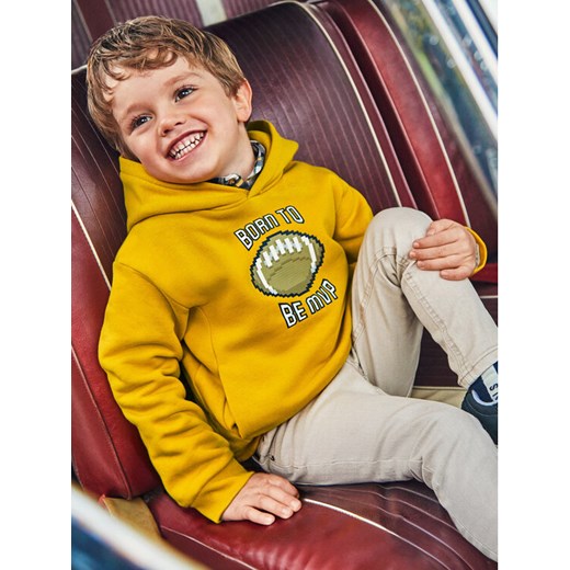 Mayoral Bluza 4451 Żółty Regular Fit ze sklepu MODIVO w kategorii Bluzy chłopięce - zdjęcie 182607119