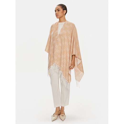 Liu Jo Ponczo 2F4015 T0300 Różowy Relaxed Fit ze sklepu MODIVO w kategorii Poncza - zdjęcie 182607176