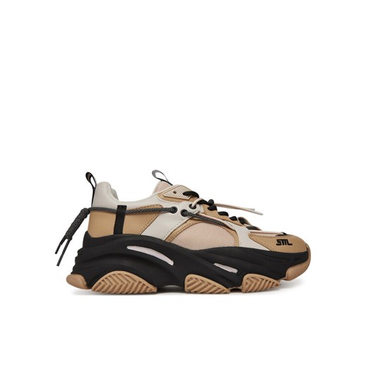 Steve Madden Sneakersy Vault 2 SM11003461 Beżowy ze sklepu MODIVO w kategorii Buty sportowe damskie - zdjęcie 182607177