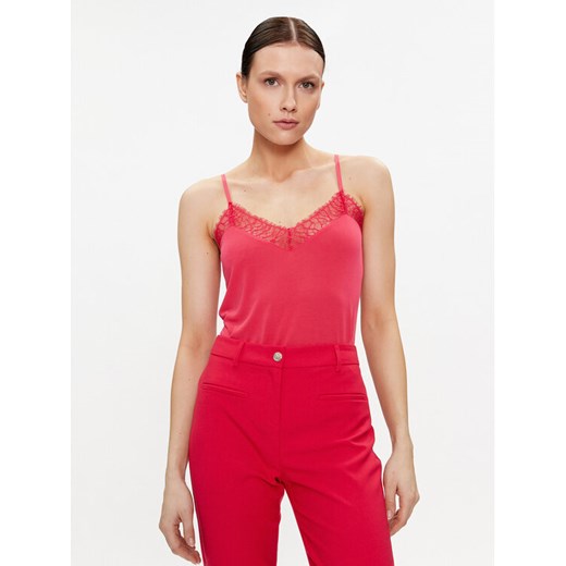 Morgan Top 221-BETTY Czerwony Regular Fit ze sklepu MODIVO w kategorii Bluzki damskie - zdjęcie 182607179
