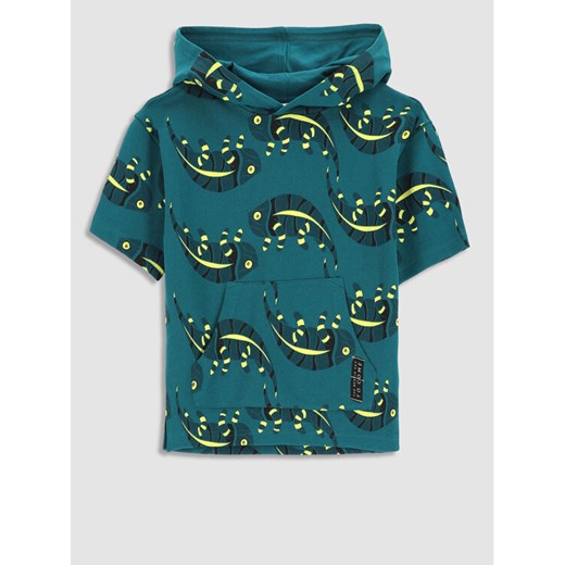 Coccodrillo Bluza WC3132301JBK Turkusowy Regular Fit ze sklepu MODIVO w kategorii Bluzy chłopięce - zdjęcie 182607255
