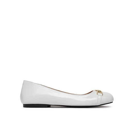 LOVE MOSCHINO Baleriny JA11011G1MII0100 Biały ze sklepu MODIVO w kategorii Balerinki - zdjęcie 182607259